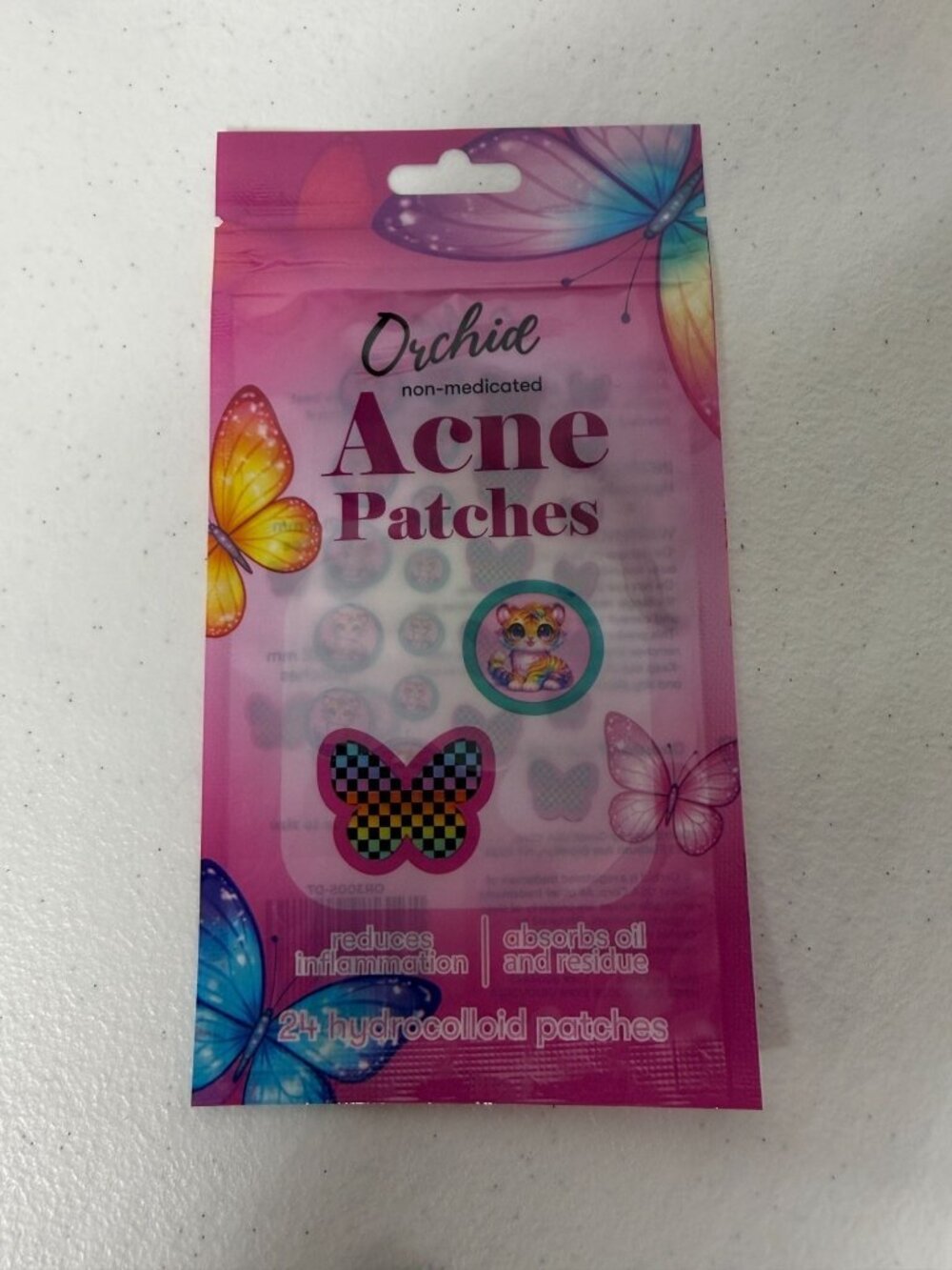 Orchid Acne Patches 24 Ct Butterfly Hydrocolloid Cute Kawaii